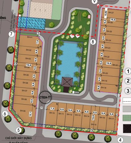 Shophouse 47 tỷ tại ciputra  căn có tổng giá dễ mua nhất 7715602