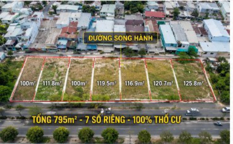 Quỹ đất 795m² hóc môn  7 sổ liền kề  100 thổ cư  giá 41 7716885