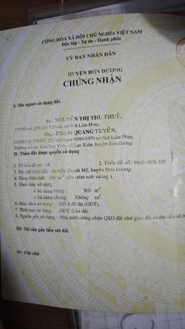 Chính chủ cần bán đất mặt tiền đường 24  thị trấn thạnh 7719263