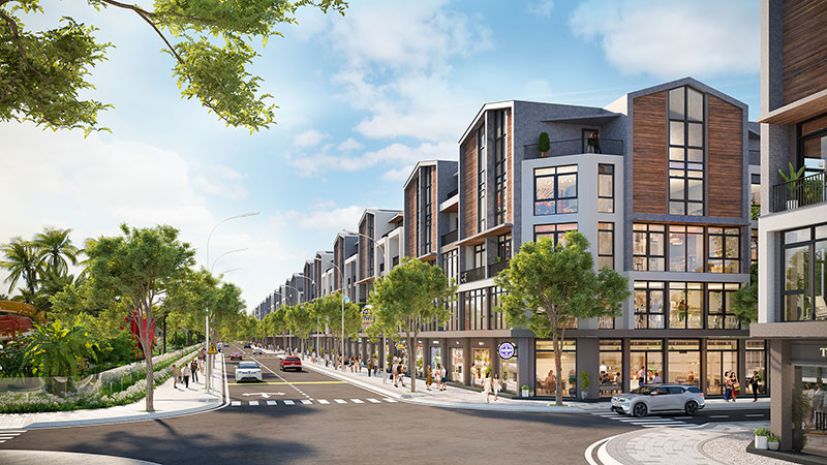 Bán shophouse đại lộ bốn mùa  vhocp2 : 110m2- 4 tầng- 7722504