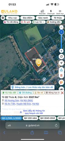 Hot hot sở hữu ngay lô đất vị trí đắc địa tại huyện mỹ đức, 7722550
