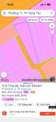 Chính chủ bán đất 3 mặt tiền hẻm 1041 đường 304 phường 7724331