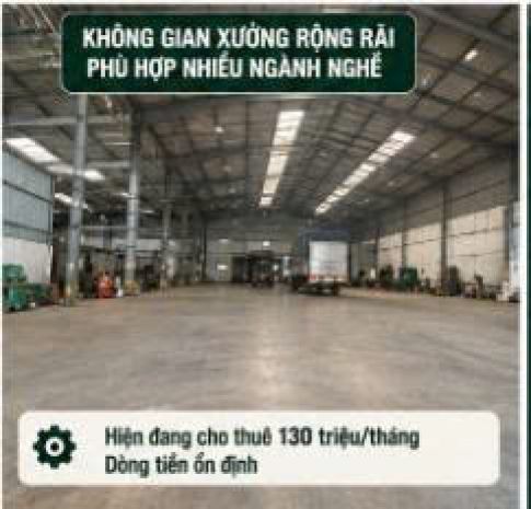 Xưởng 1.345m²  tân thới nhất- q12   33m x41m thuê 7729006
