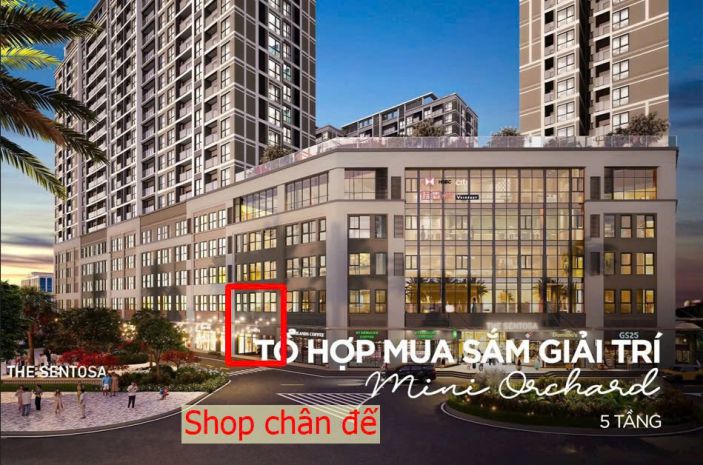 Shop chân đế vinhomes hướng đông nam mặt đại lộ nguyễn 7733078