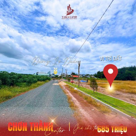 * 6xx 7xx triệu  đất odt sát kcn becamex, trung tâm chơn 7733147