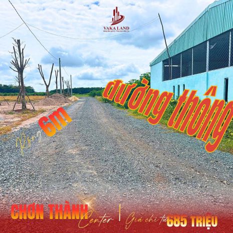 * 6xx 7xx triệu  đất odt sát kcn becamex, trung tâm chơn 7733148