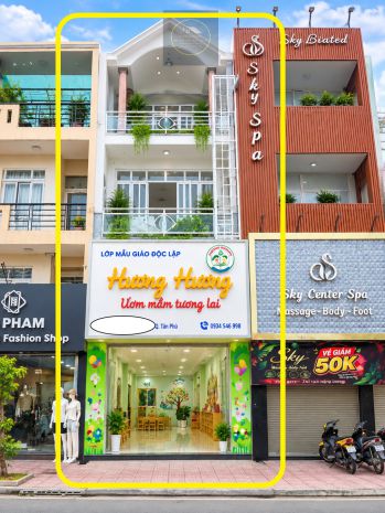 Cho thuê nhà mặt tiền gò dầu 80m², 4tầng, 29triệu-khu 7734651