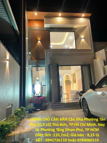 Nhà vị trí đẹp - chính chủ cần bán căn nhà phường tân phú 7738819