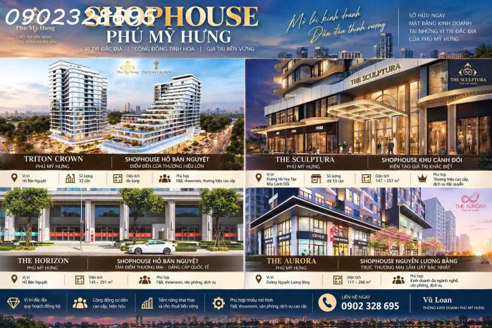 Phú mỹ hưng mở bán shophouse đường nguyễn lương bằng 7739023