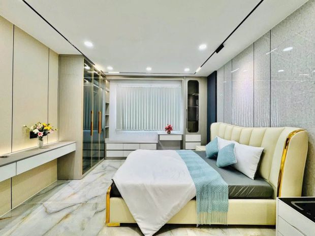 Mặt tiền bình phú  4 tầng kiên cố  80m²  vỉa hè 3m 7739542