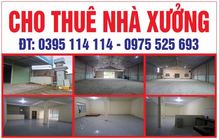 Chính chủ cho thuê nhà xưởng mặt tiền quốc lộ 13, xã minh 7740050
