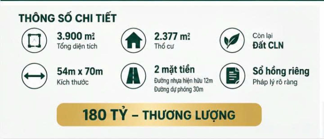Lô góc 2 mặt tiền thạnh xuân, q12  3.900m²  giá 180 tỷ tl 7742261