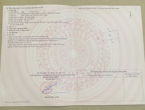 Nhà ngọc thụy 5 tầng 4.9 tỷ 30m gần ô tô,ngõ nông,sổ đỏ 7742428