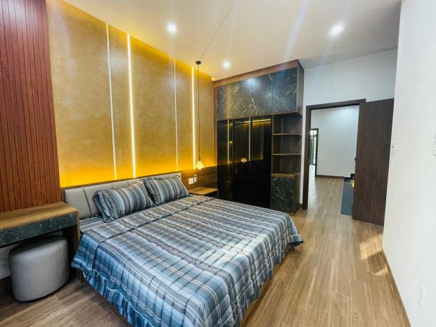 Nhà 3 tầng full nội thất khu đô thị hòa xuân - đường thanh 7743187