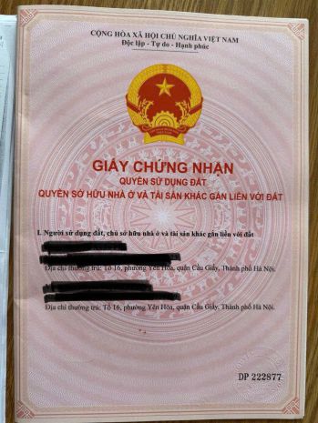 Bán nhà riêng 4 tầng tại trung yên 14, yên hòa, cầu giấy, 7744139