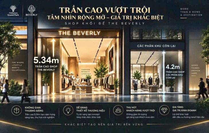 Shophouse beverly trần cao 5,34m- xem thực tế mua trực 7745482