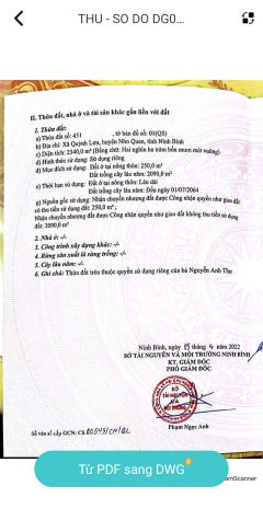 Tôi cần bán đất xã quỳnh lưu, nho quan, ninh bình 7745581
