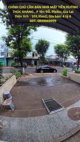 Chính chủ cần bán nhà mặt tiền huỳnh thúc kháng , p yên đỗ, 7746264
