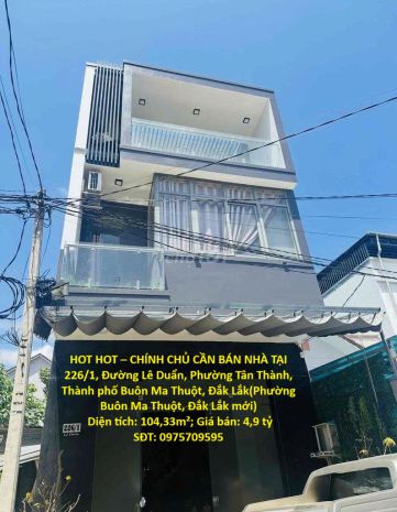 Hot hot  chính chủ cần bán nhà tại  phường tân thành, 7749663