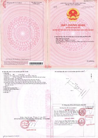 Chuyển nhượng và bán  2 lô liền kề mặt tiền khu trung tâm 7750257