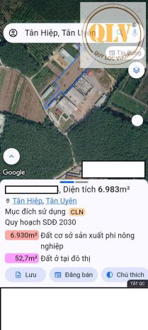 Bán đất skc tại tân hiệp, tp. tân uyên, bình dương  6.983m² 7752191