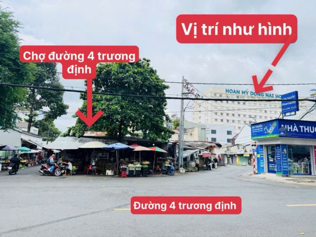 Mặt tiền đường trương quyền ngang 5.5m - cách cổng bv hoàn 7755582