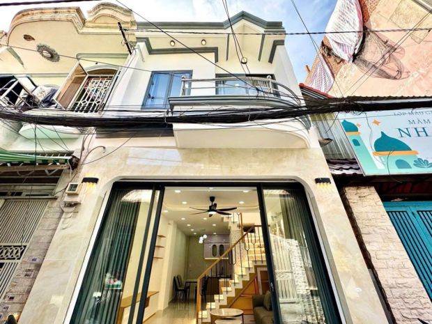 Nhà mới đẹp  56m²  3pn  nở hậu  full nội thất  chỉ 7761314