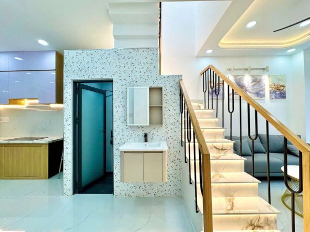 Nhà mới đẹp  56m²  3pn  nở hậu  full nội thất  chỉ 7761315