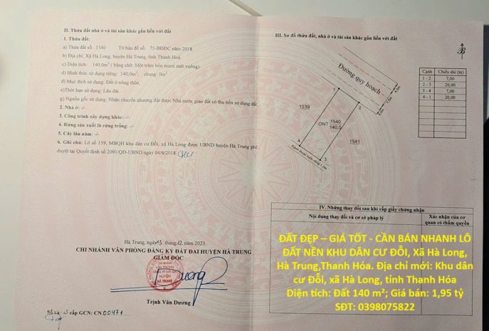 Đất đẹp  giá tốt - cần bán nhanh lô đất nền khu dân cư 7764425