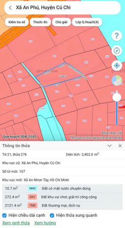 Quỹ đất 10ha ven sông sài gòn, mặt tiền kênh ông lỡ, an phú 7766363