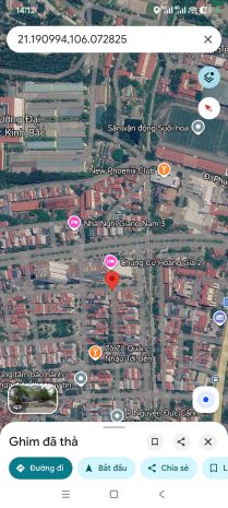 Bán đất thổ cư 161m2 mặt phố nguyễn đức cảnh, tp. bắc ninh, 7767850
