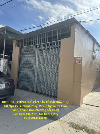 Hot hot  chính chủ cần bán lô đất+dãy trọ tại p.cam nghĩa, 7769369