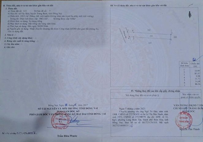 Chính chủ cần bán nhà và xưởng tây hòa - trảng bom, đồng 7769567