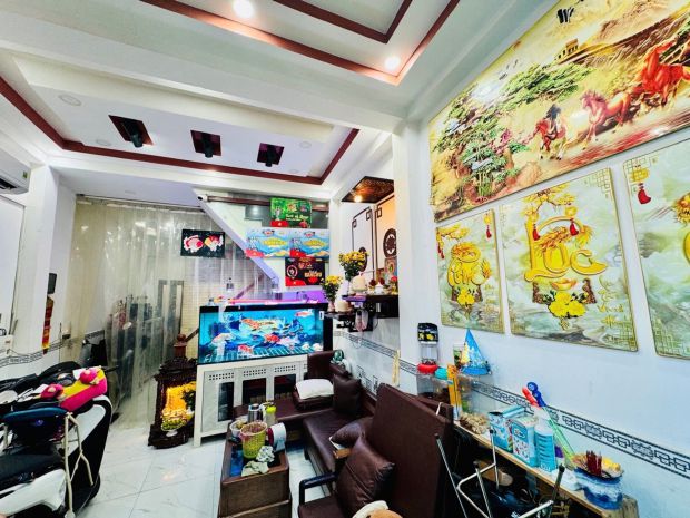 Bán nhà 2 mặt tiền hẻm xe tải - bình đông quận 8 - 4 tầng- 7769798
