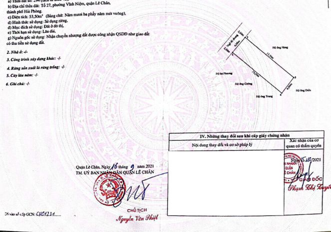 Thanh lý nhà 4 tầng phố vĩnh tiến, quận lê chân, hải phòng 7770450