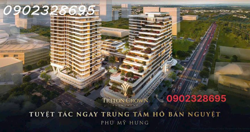 Mở bán bốc thăm căn hộ triton crown hồ bán nguyệt phú mỹ 7772378
