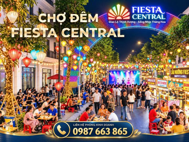 Fiesta central bình dương 09 876 663865 nhà phố 2 mặt tiền 7773096