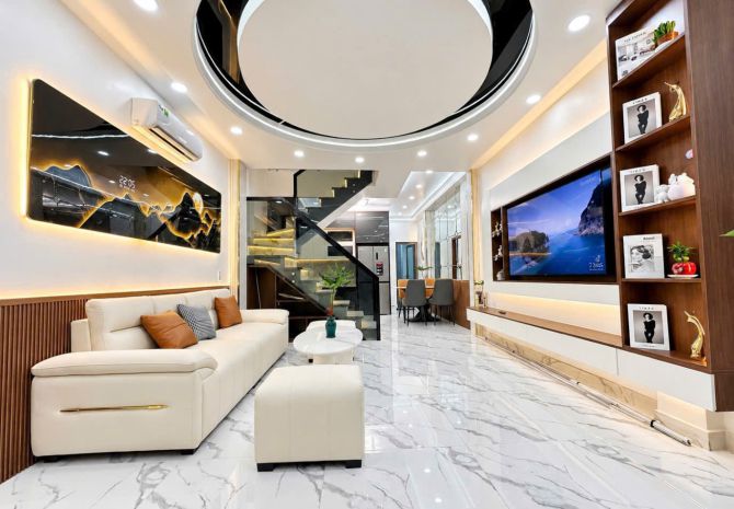 Bán nhà quận 7 - bùi văn ba 60m2 2tầng 3pn, nội thất xịn, 7774419