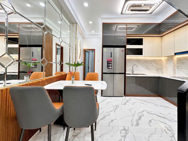 Bán nhà quận 7 - bùi văn ba 60m2 2tầng 3pn, nội thất xịn, 7774421
