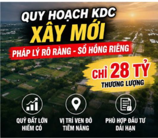 Tại sao nhà đầu tư đất ven đô nên xem kỹ lô 14.230m² này ở 7774724