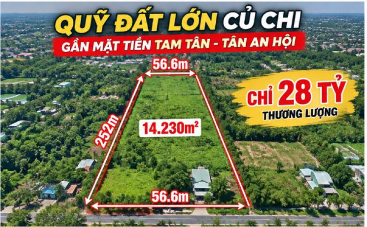 Tại sao nhà đầu tư đất ven đô nên xem kỹ lô 14.230m² này ở 7774725