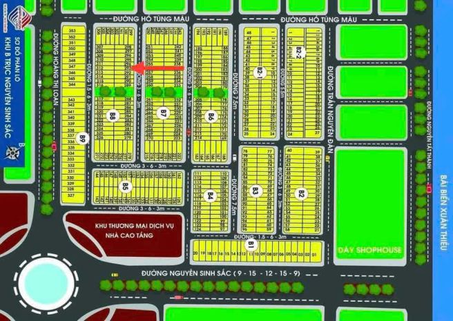 Bán đất mặt tiền đường  hoà minh 28  thông hồ tùng mậu 7775248