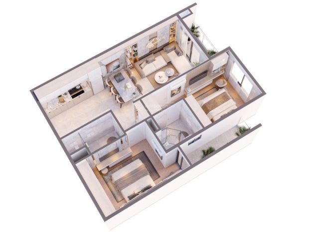 Cc cần nhượng căn vic grand square 2pn 2wc, 73m2, 3,2 tỷ, 7775668