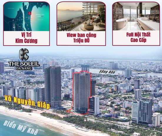 Hot chỉ 2,6 tỷ nhận ngay căn hộ soleil, full nội thất biển 7778001