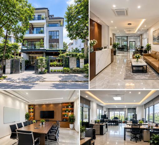 Biệt thự dương nội  180m²  mt 10m  4 tầng  đang cho 7778528