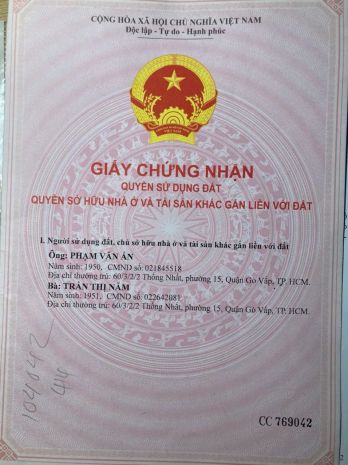 Bán đất tặng nhà cấp 3  ngang 6m, nở hậu 9m  giá 10,5 tỷ, 7788511