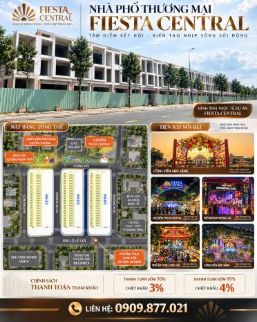 Shophouse thương mại fiesta central bình dương  mặt tiền 7792586
