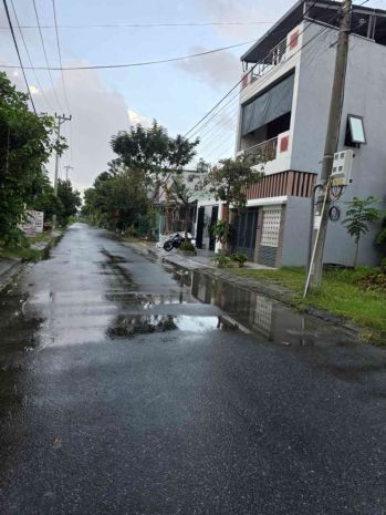 Bán đất bờ đằm 14 hòa xuân, 100m², mặt tiền 5,5m, giá 2,85 7793695