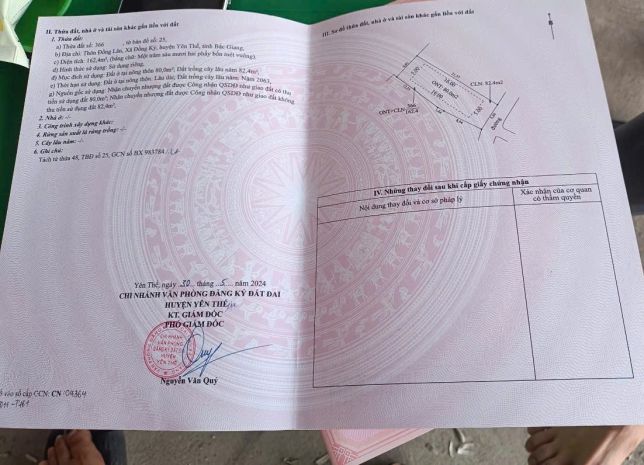 Săn đất bắc giang cũ giá tốt - vị trí thuận tiện, đường 7795185