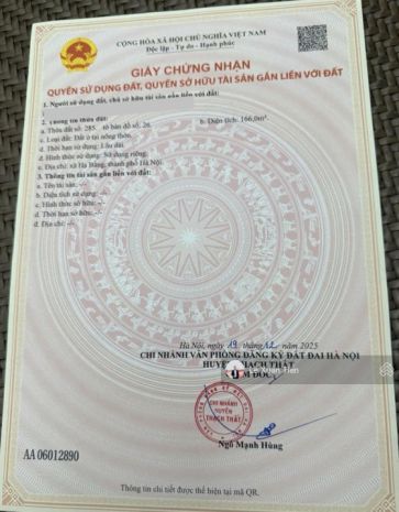 Bán lô góc 166m2 full thổ xây trọ ngay tại tân xã hòa lạc, 7797774
